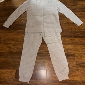 Women's Light Gray Pajama Set